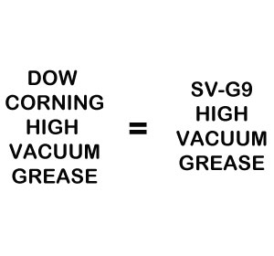 dow corning and silicone high vacuum grease